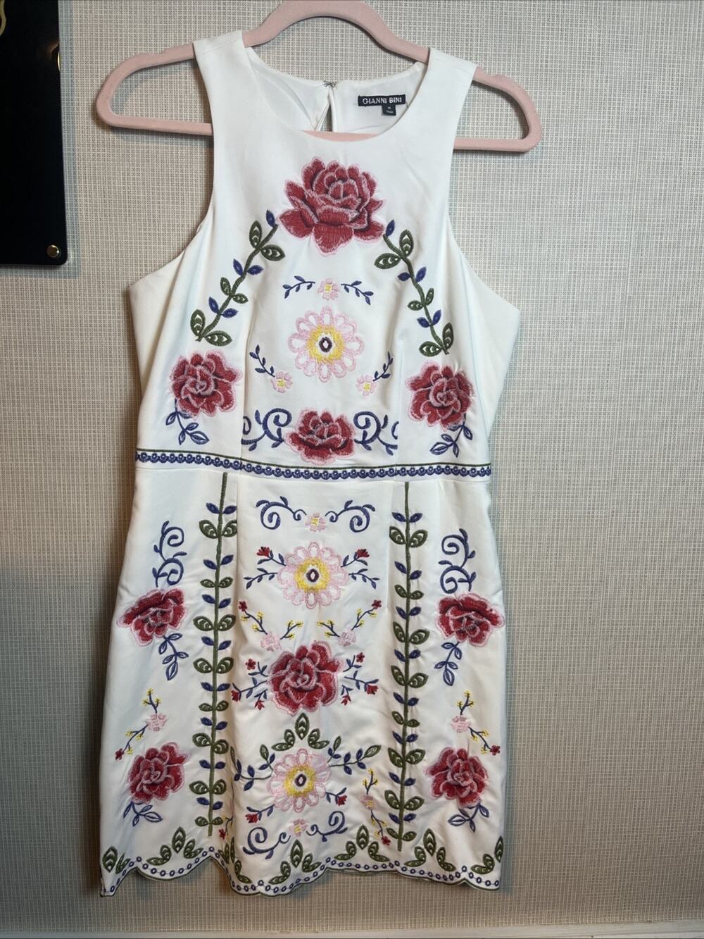 Giant Bini Floral Sleeveless Knee Length Dress